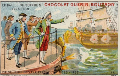 Pierre Andre de Suffren, victor over the British fleet off India